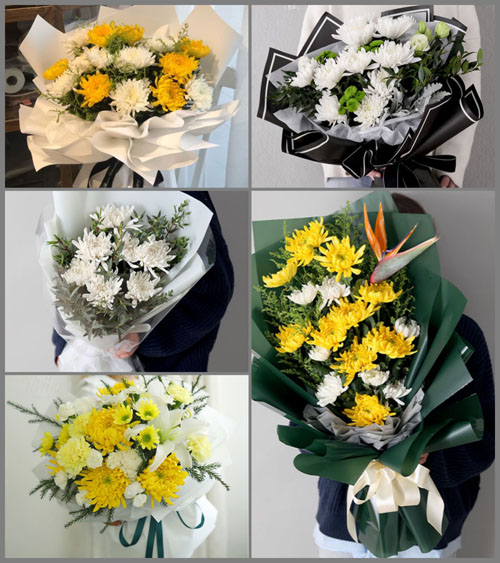 广东梅州市兴宁市坭陂镇白事花束代送